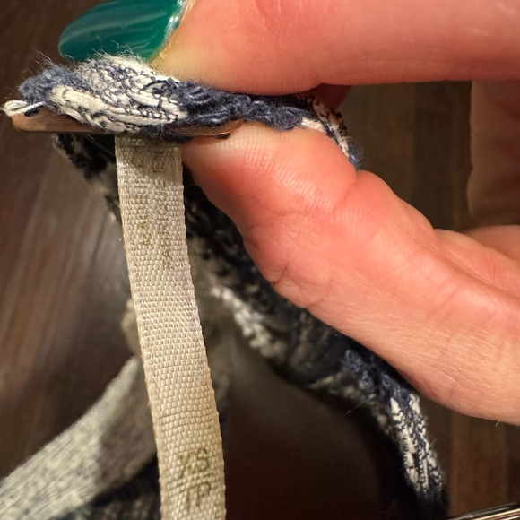 Free People oversized KnitSweater - Navy and Cream - Picture 5 of 5